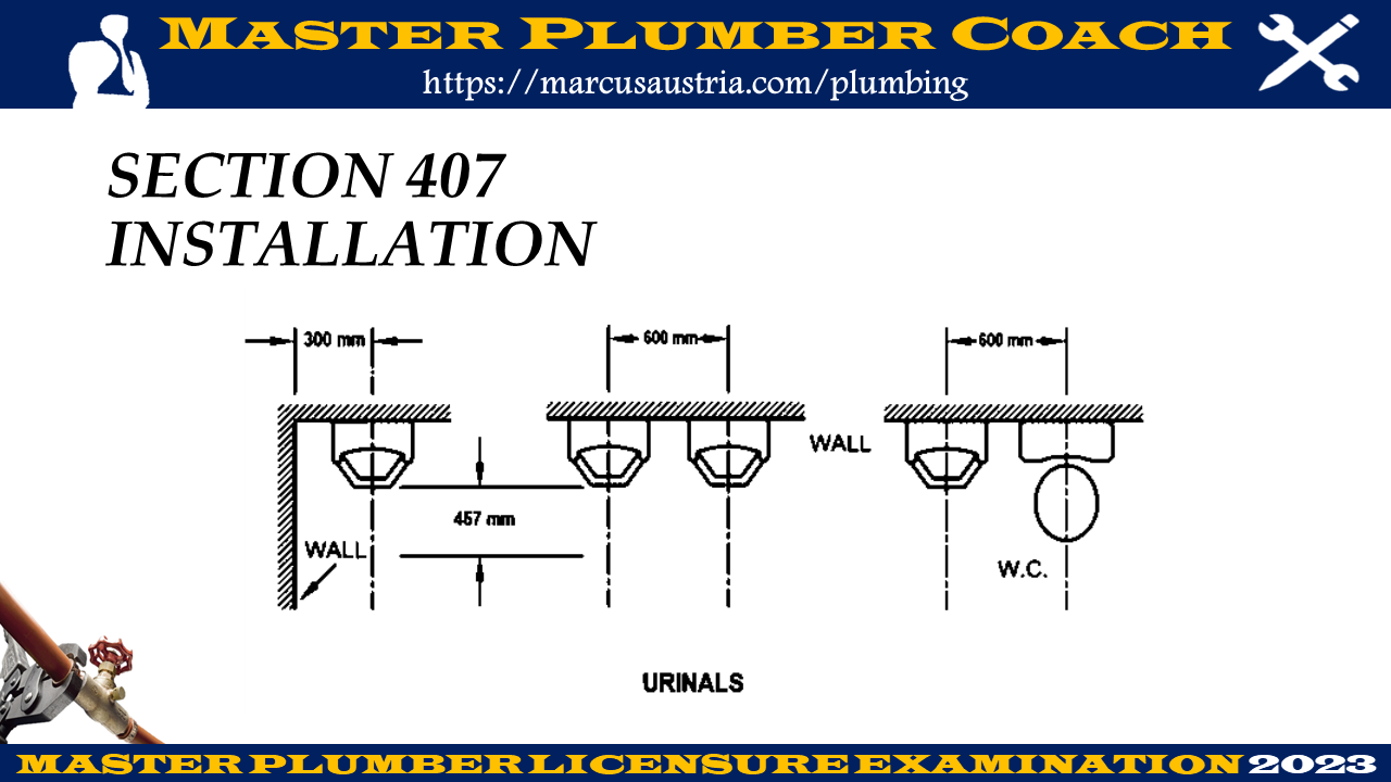 Chapter 4 – Plumbing Fixtures – MASTER PLUMBER COACH